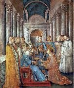 Fra Angelico St Sixtus Ordains St Lawrence Spain oil painting artist